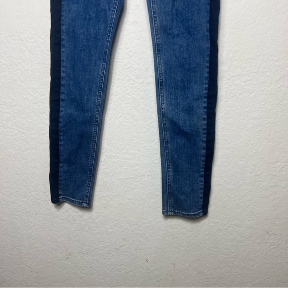 Rag & Bone Mazie Skinny Jeans With Side Stripe In Igloo/blue - Picture 8 of 11